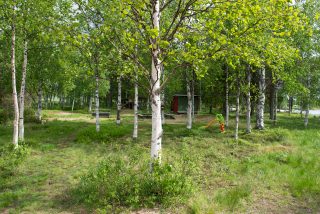 The fireplace at Kyläniemi’s Beach