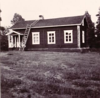 Soivio school’s small building, 1955