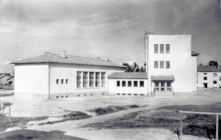 Kuusamo church town’s central school, 1950