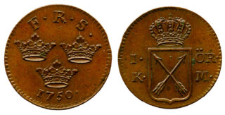 Copper coin, 1 öre