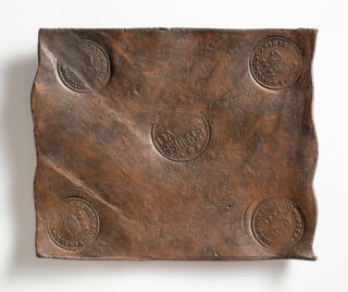 Copper plate, money, 1 daler