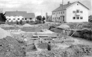 Kuusamo’s community college is being built 1950