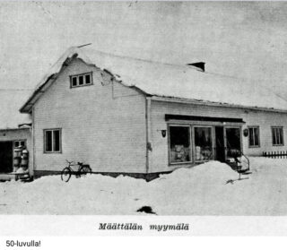 Määttälänvaara’s shop in the 1950s